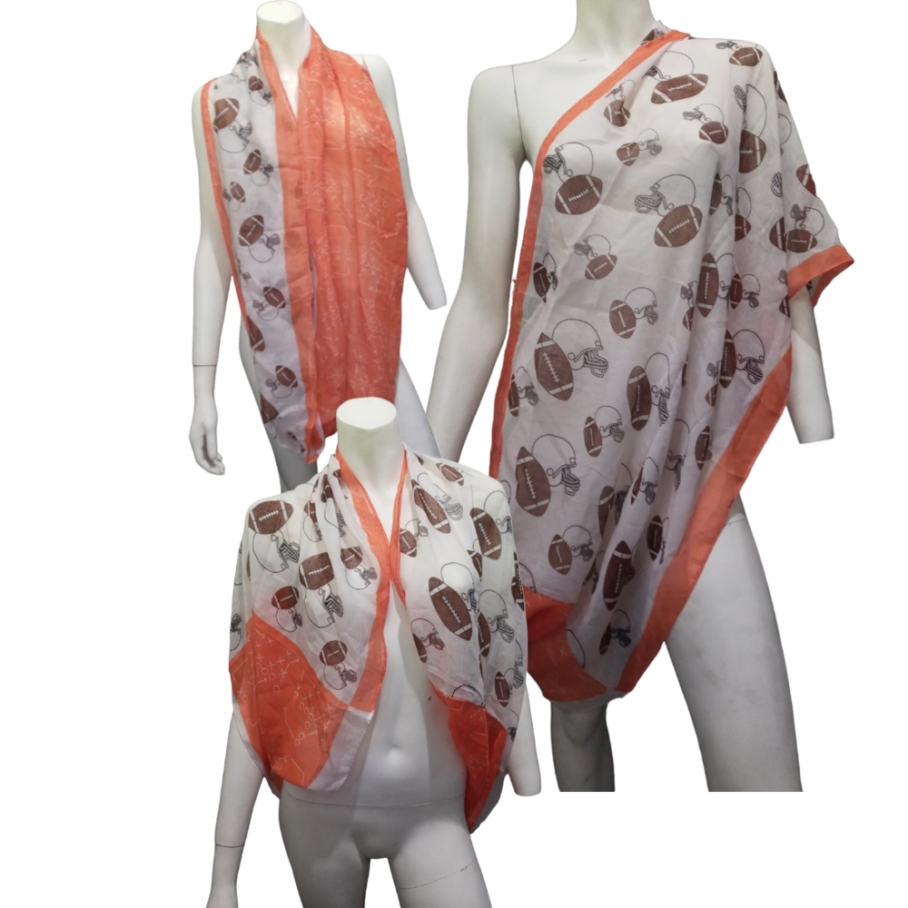 🆕 Supia Football chiffon lightweight Scarve
